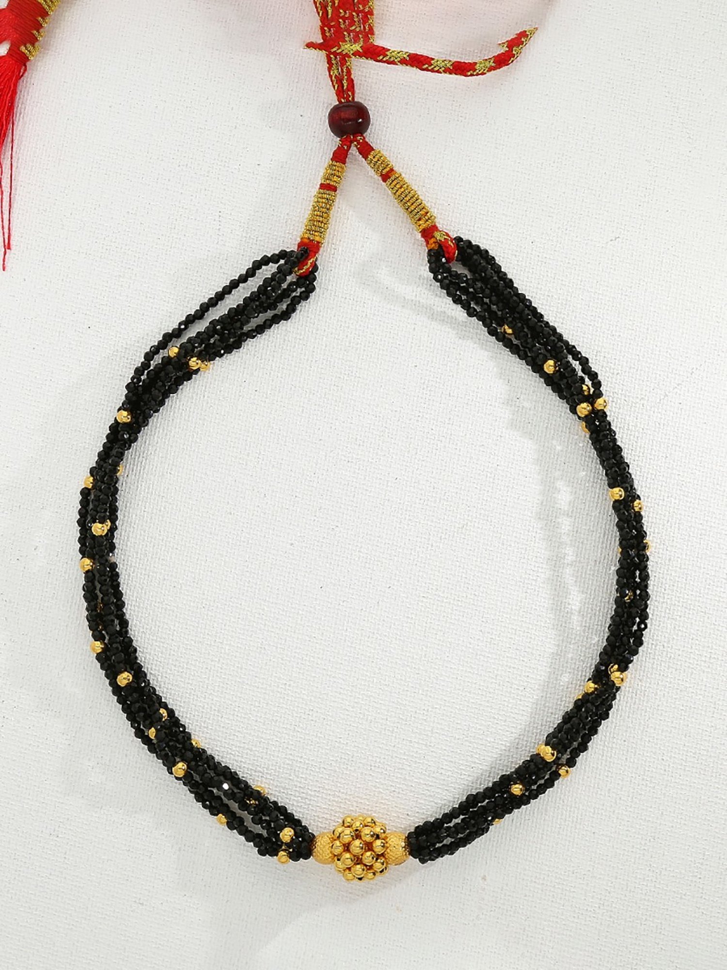 P.N.Gadgil Jewellers 22k One-Bead Wonder Gold Choker