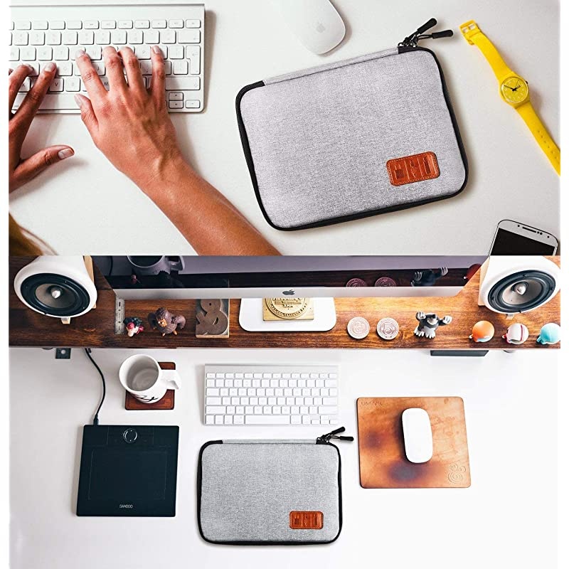 Cable Organizer Bag, Electronics Accessories Carry Cases Portable Cord Organizer Bag Case for USB Cable Cord Pen Hard Cables Earphone Ipad iPhone with 8 Cable Ties (Up to 7.9)