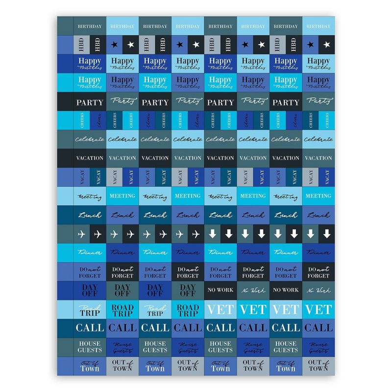 2021-22 Academic Planner 6" x 8" Dyed Stripes Daily/Weekly/Monthly - The Time Factory