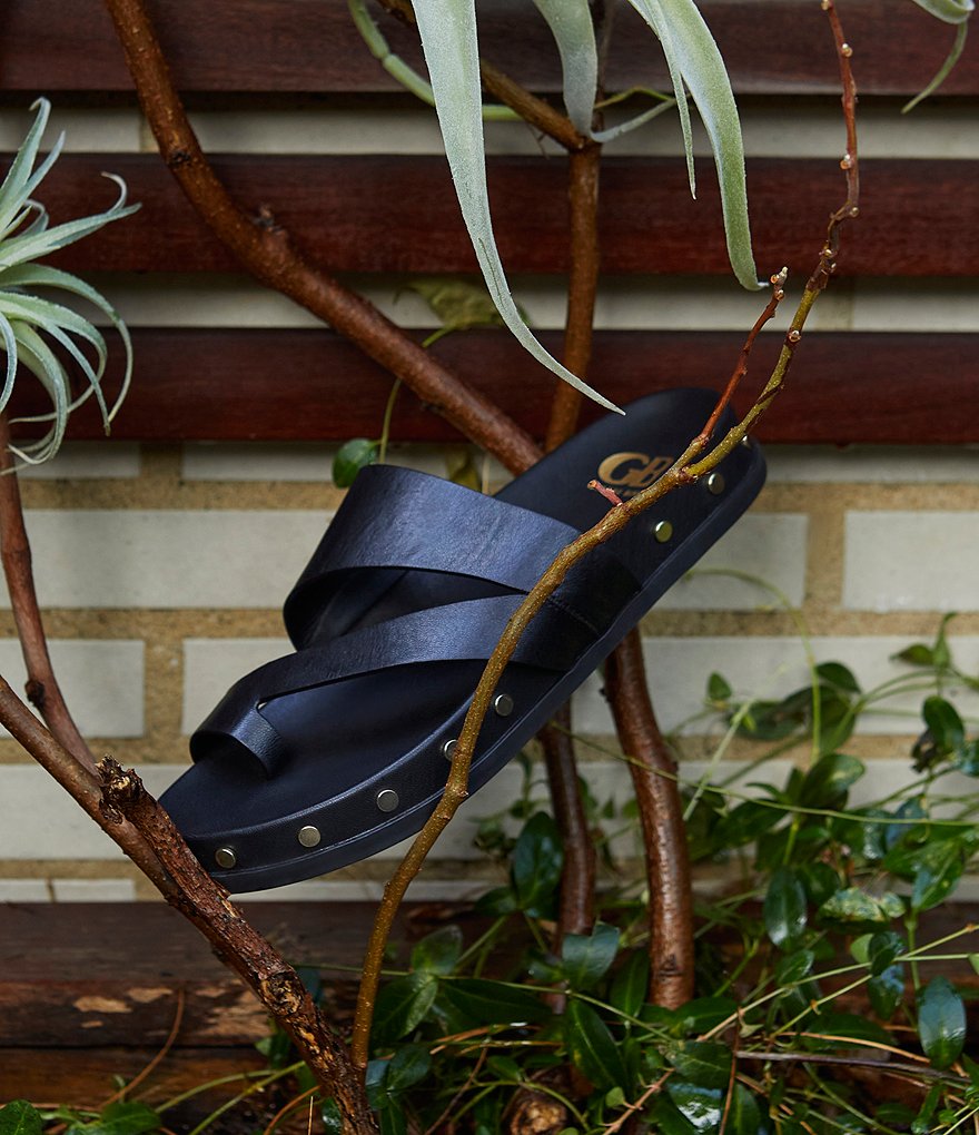 GB En-Core Leather Studded Slides