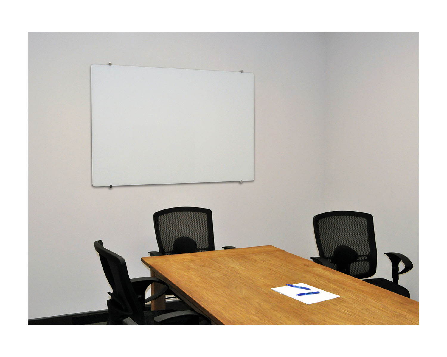 Luxor WGB3624M Magnetic Wall Mounted Glass Board, 36 x 24 in.