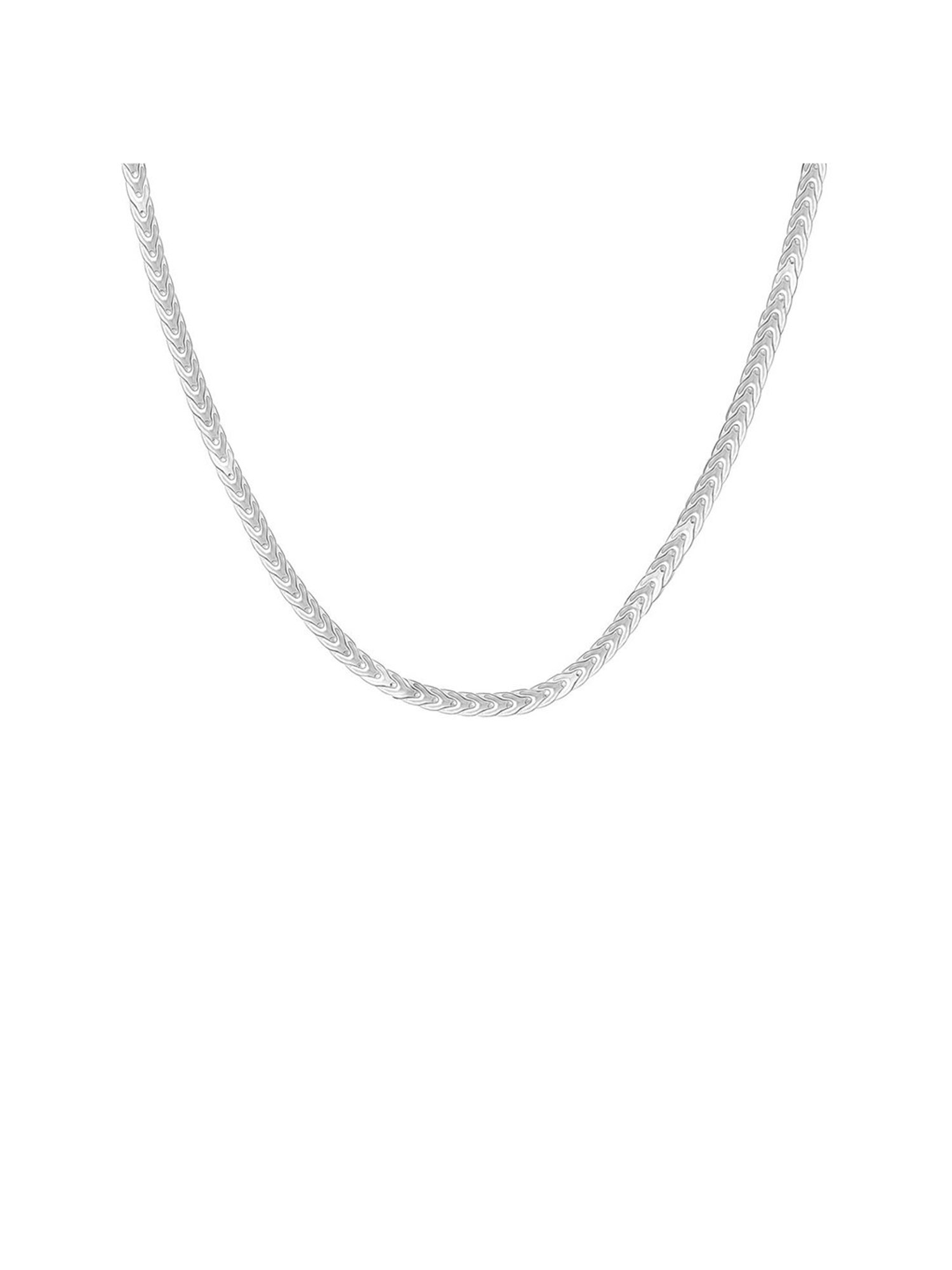 GIVA Summer Collection 92.5 Sterling Silver Sweetheart Chain For Men