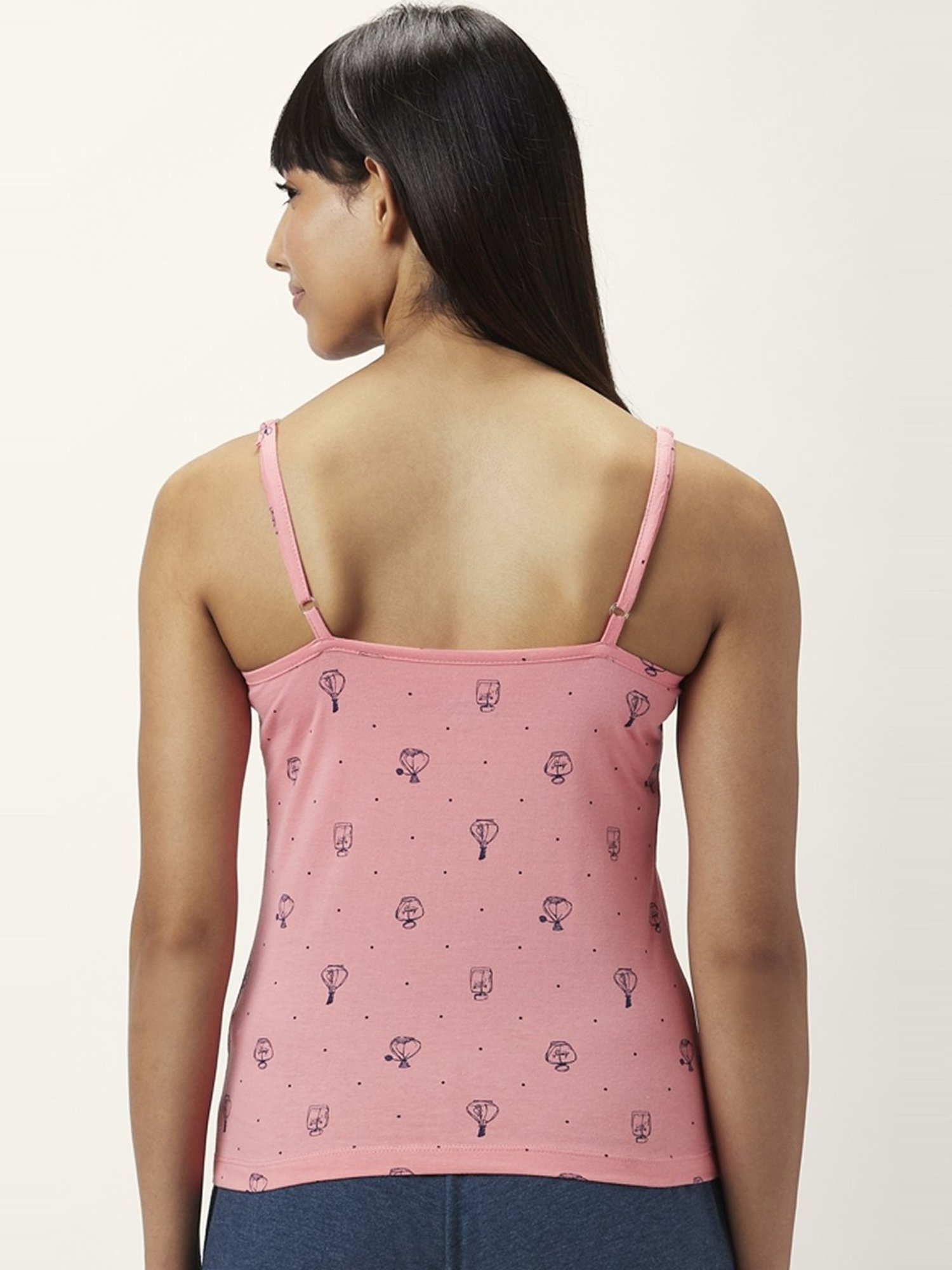 Superstar by Westside White Ribbed Cotton Blend Tank Top