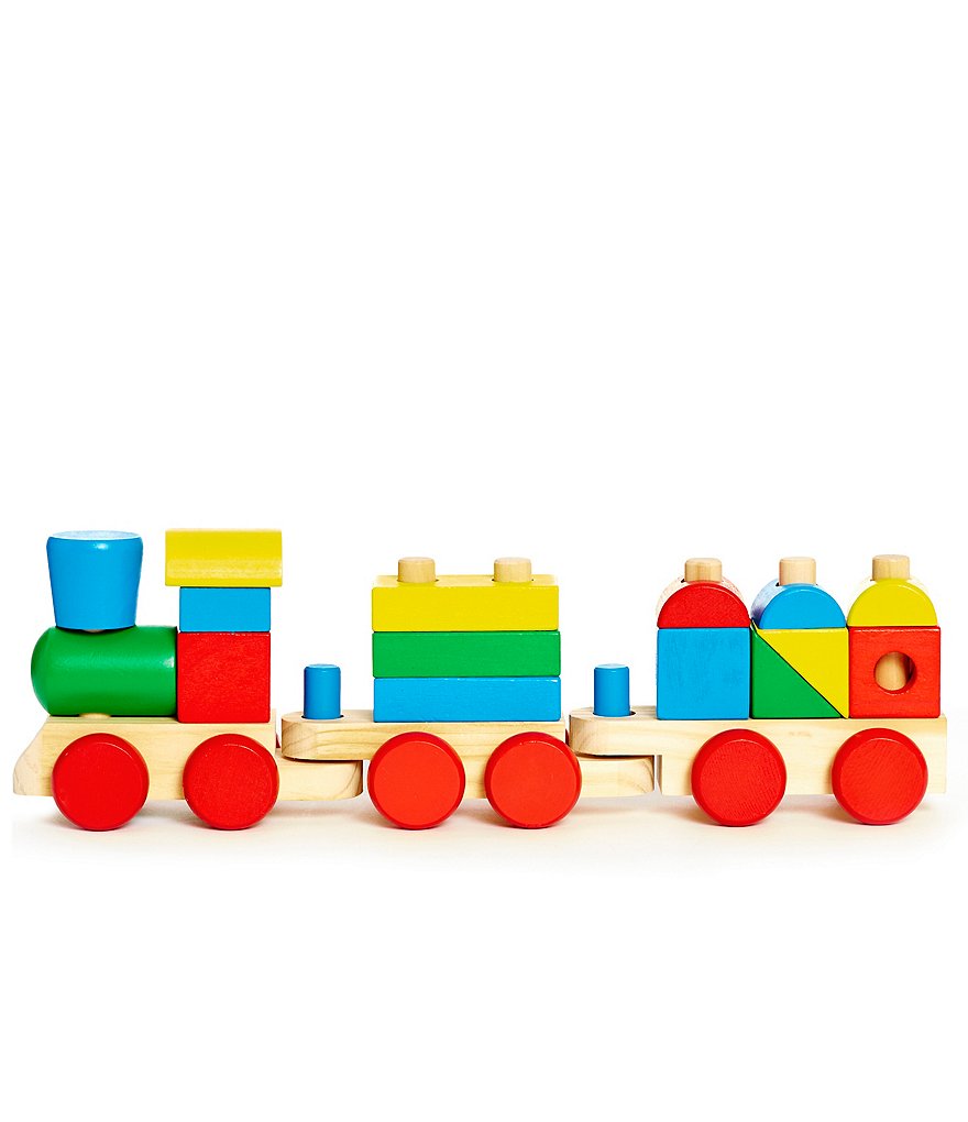 Melissa & Doug Stacking Block Train Play Set