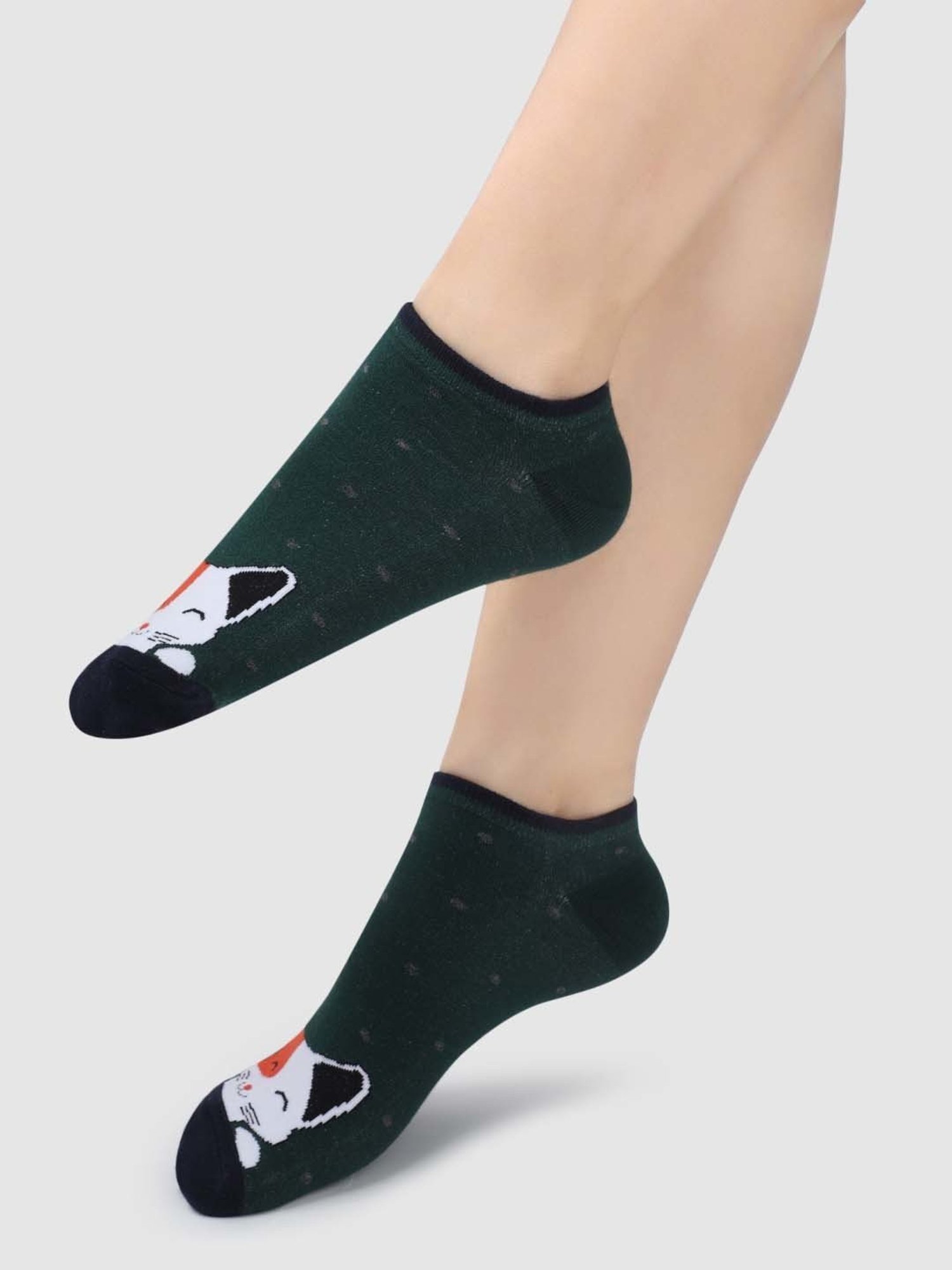 Women's 3pk Sheer Dot and Opaque Trouser Socks - A New Day™ Black 4-10