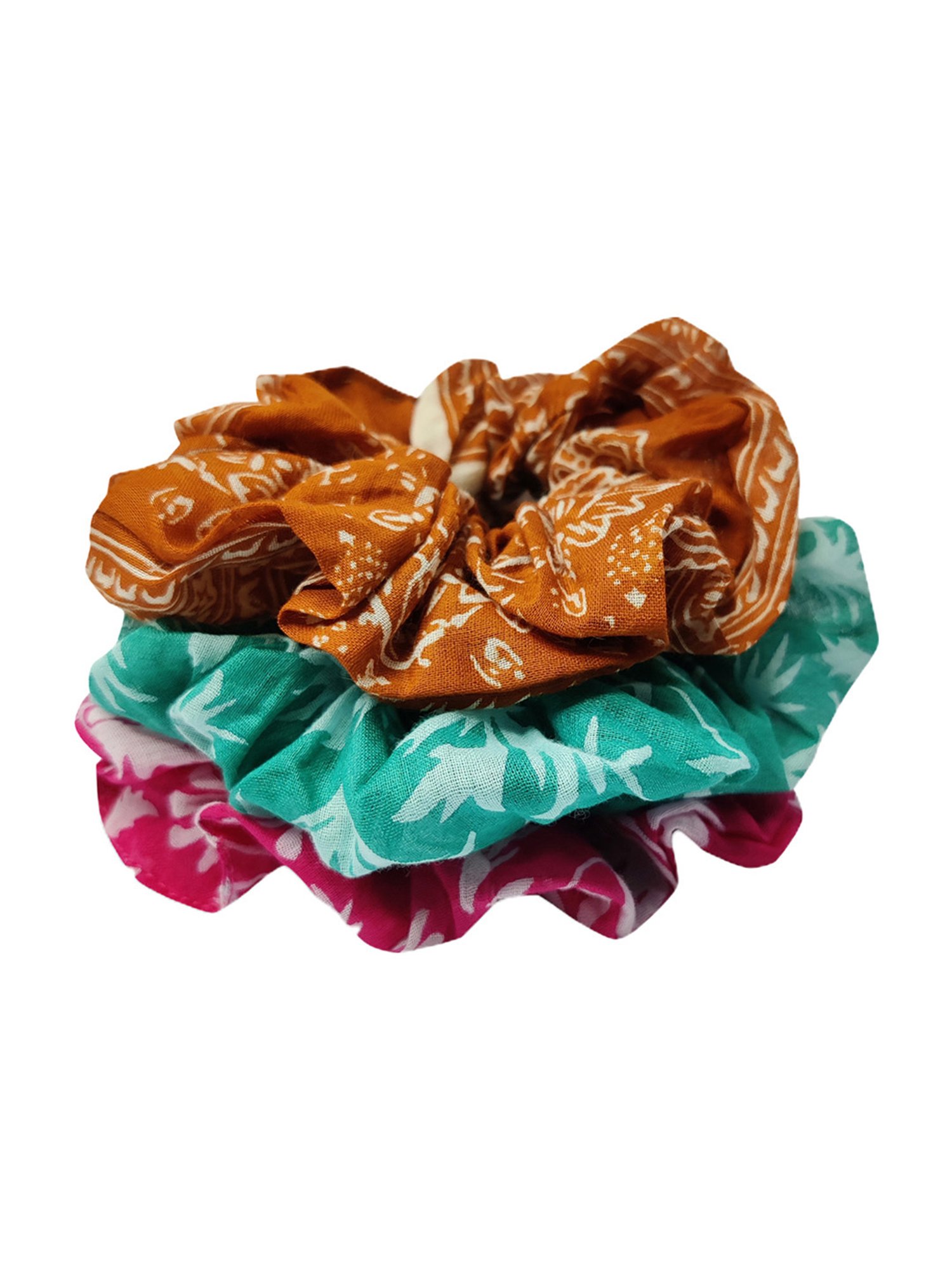 Aditi Wasan Off White Printed Head Bands Pack of 2