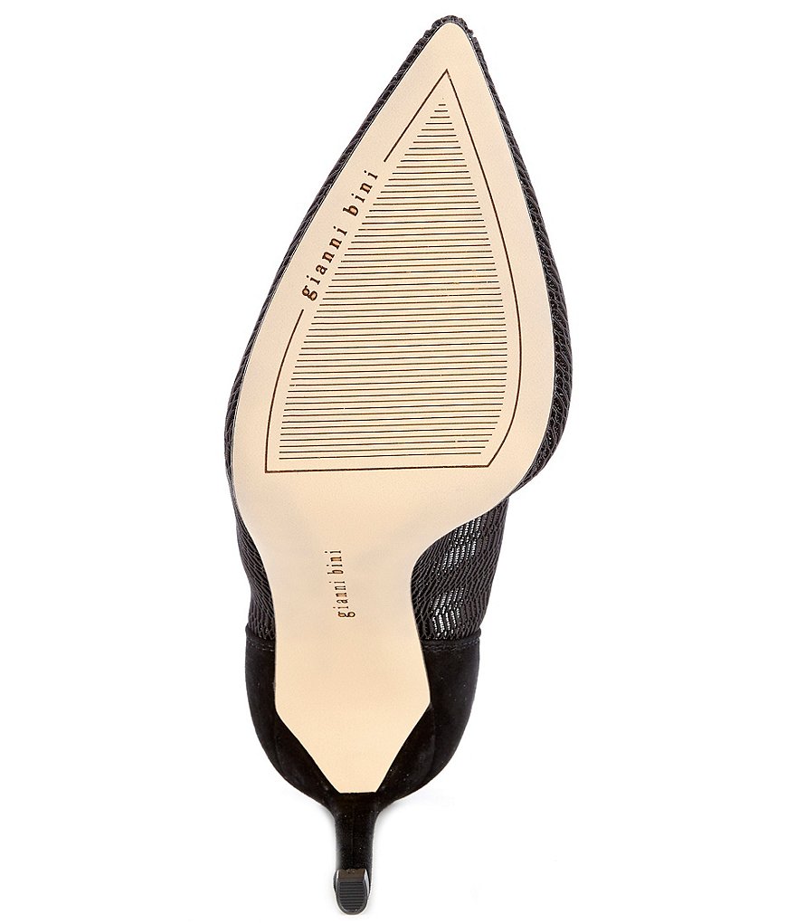 Gianni Bini Sisson Mesh Ankle Chain Pumps