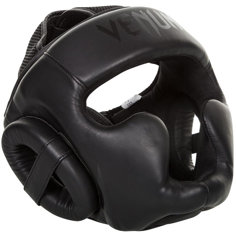 Venum Challenger 2.0 Skintex Leather MMA Training Headgear - Black