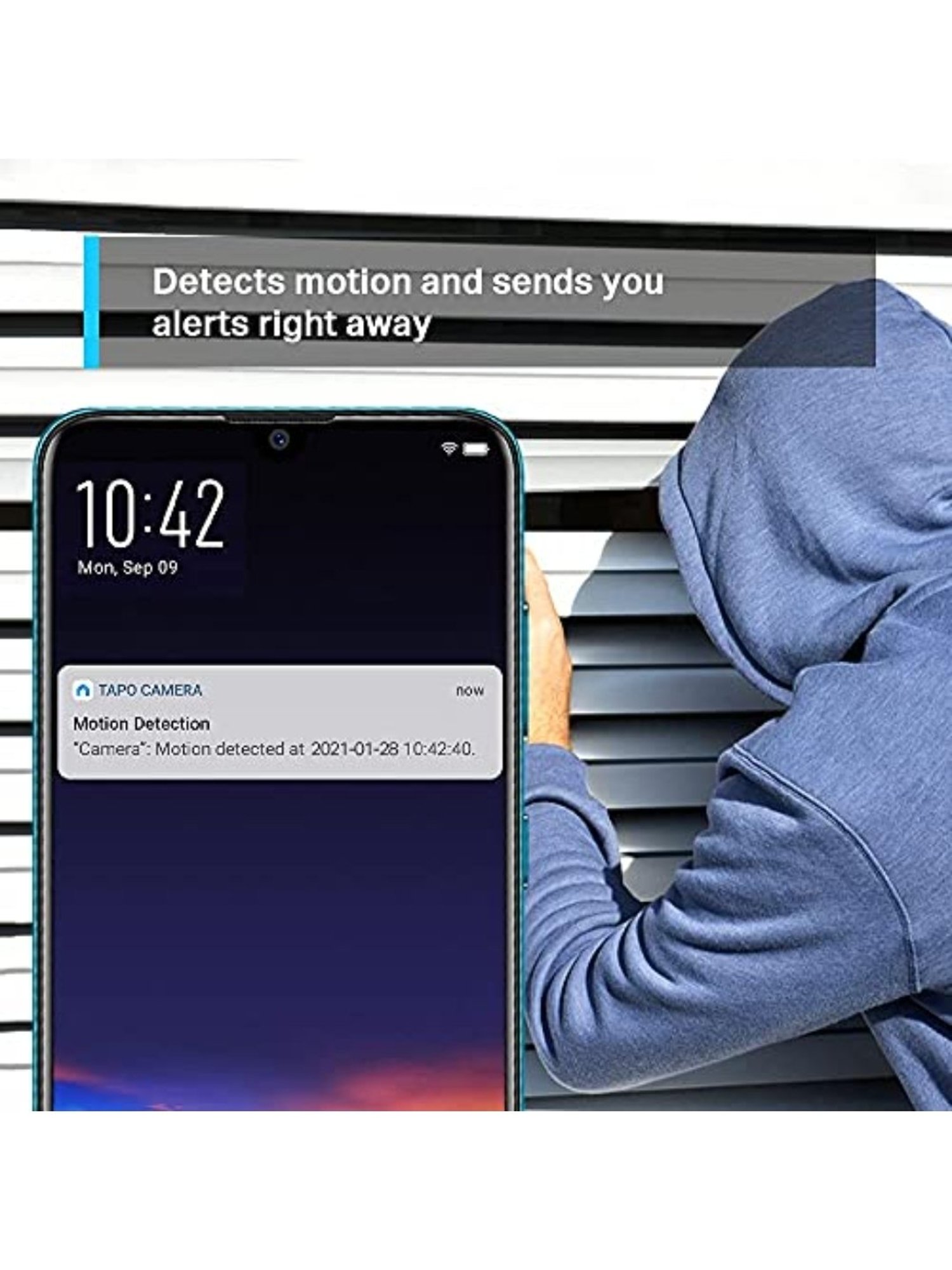 TP-Link Tapo C210 360 3MP Ultra-High-Definition Pan-Tilt Smart Wi-Fi Security Camera CCTV (White)