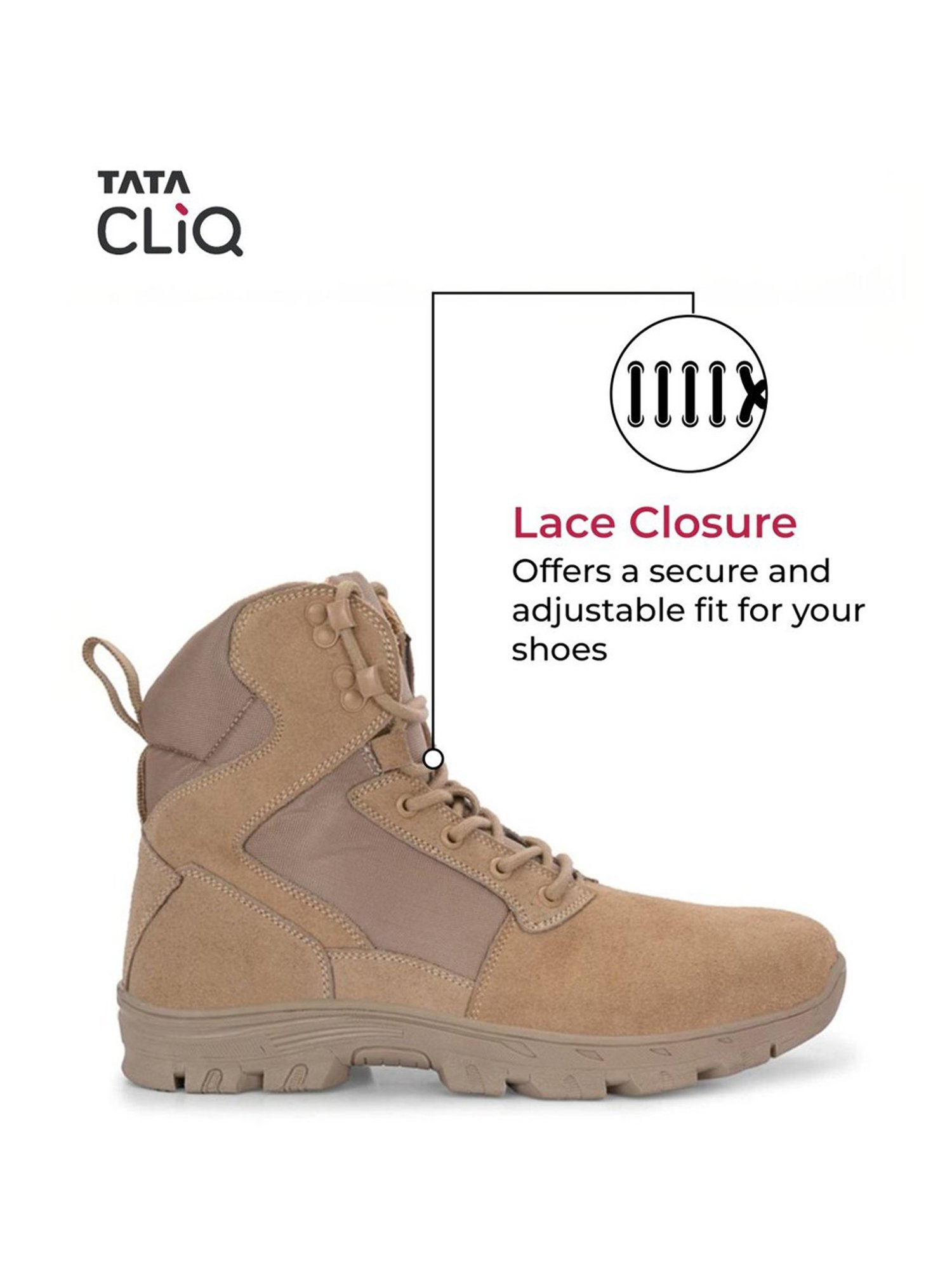 Hoversole Men's Warrior Beige Derby Boots