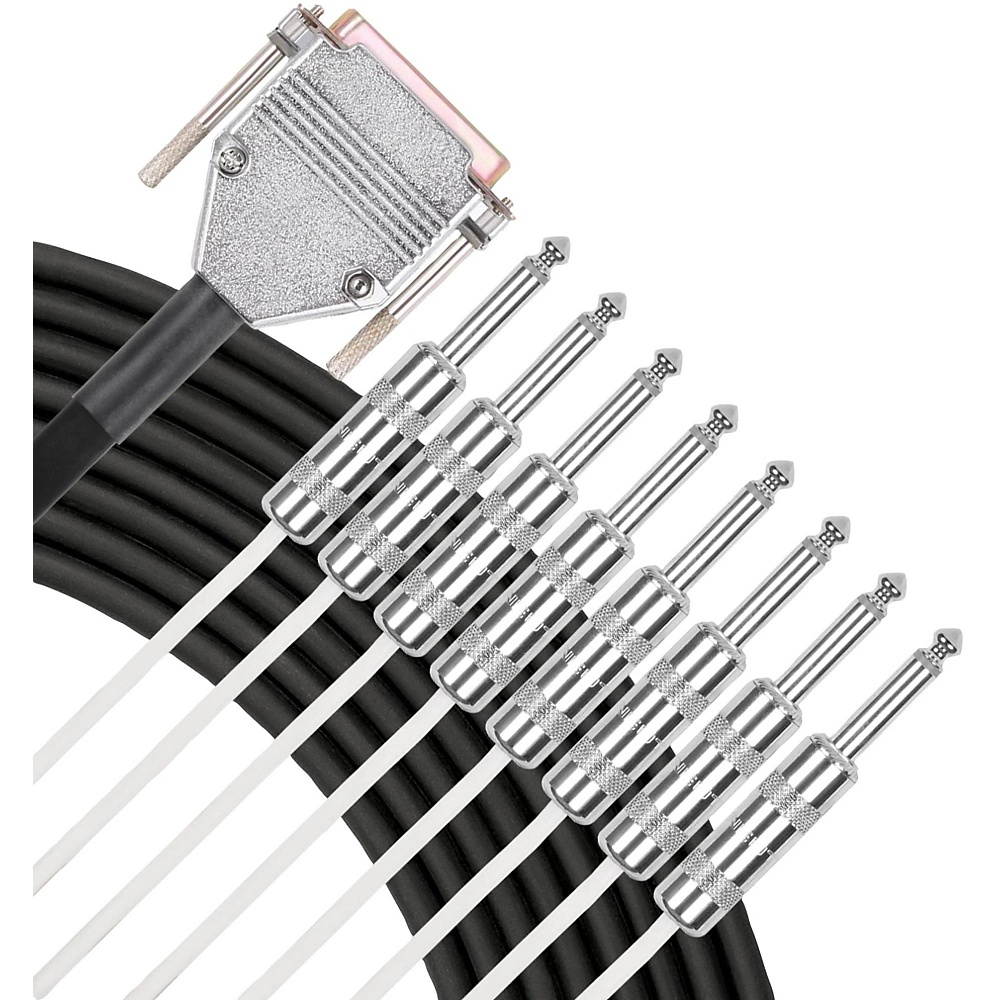 Livewire Advantage 8-Channel Snake D-sub to 1/4" TRS 5 ft. Black