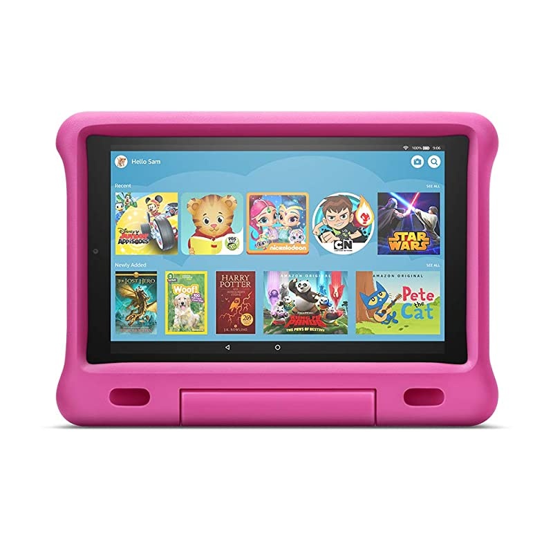 HD 10 Kids Tablet &ndash; 10.1&rdquo; 1080p full HD display, 32 GB, Pink Kid-Proof Case (2019 Release)