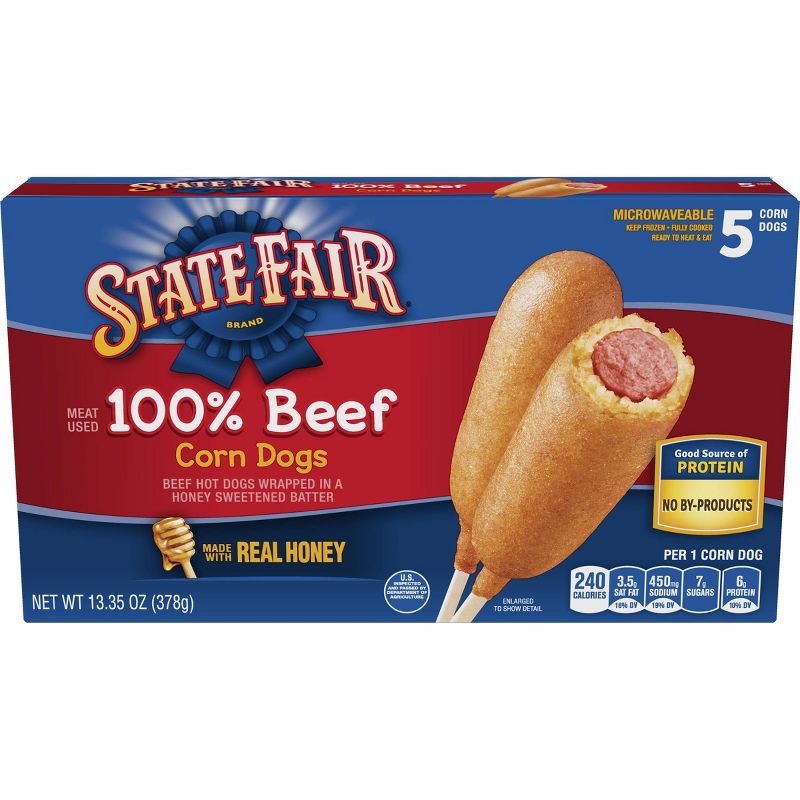 State Fair Beef Corn Dogs - 5pk/13.35oz