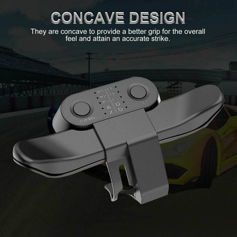 FPS Gamepad Back Button Clip Extender Turbo Key Adapter for  PS4 Controller