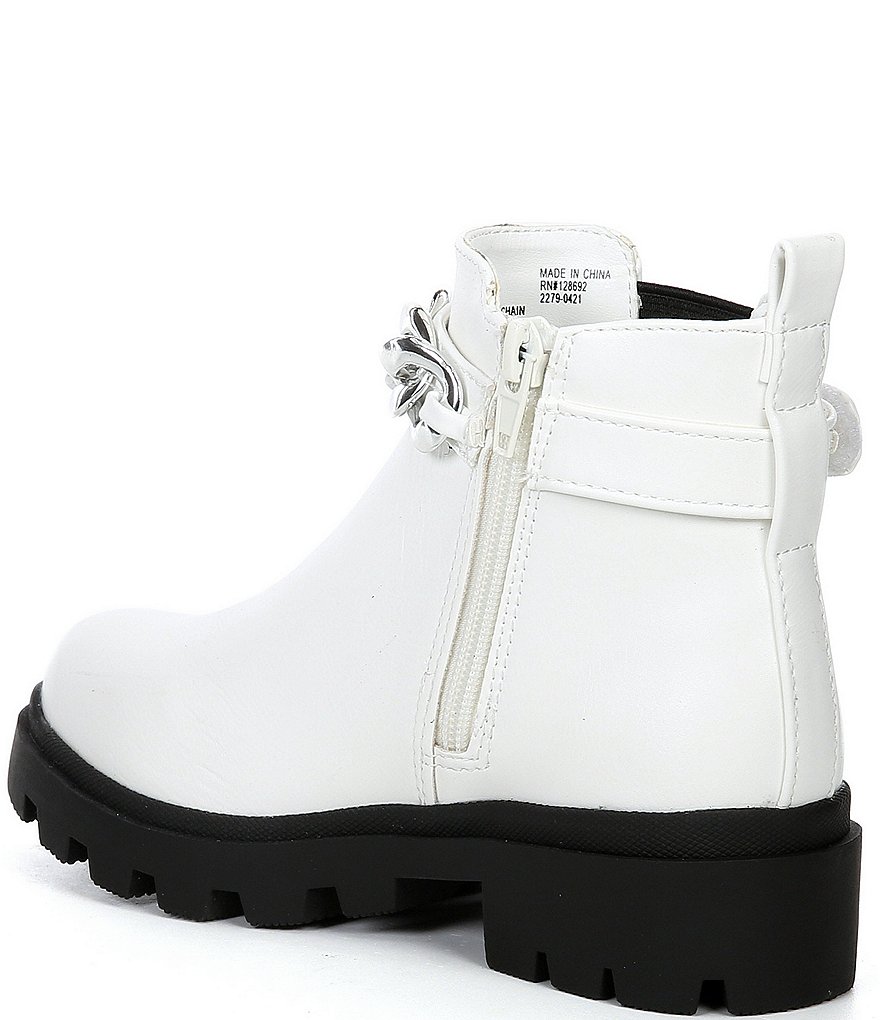 Steve Madden Girl's J-Amulet-C Chain Detail Boots (Youth)