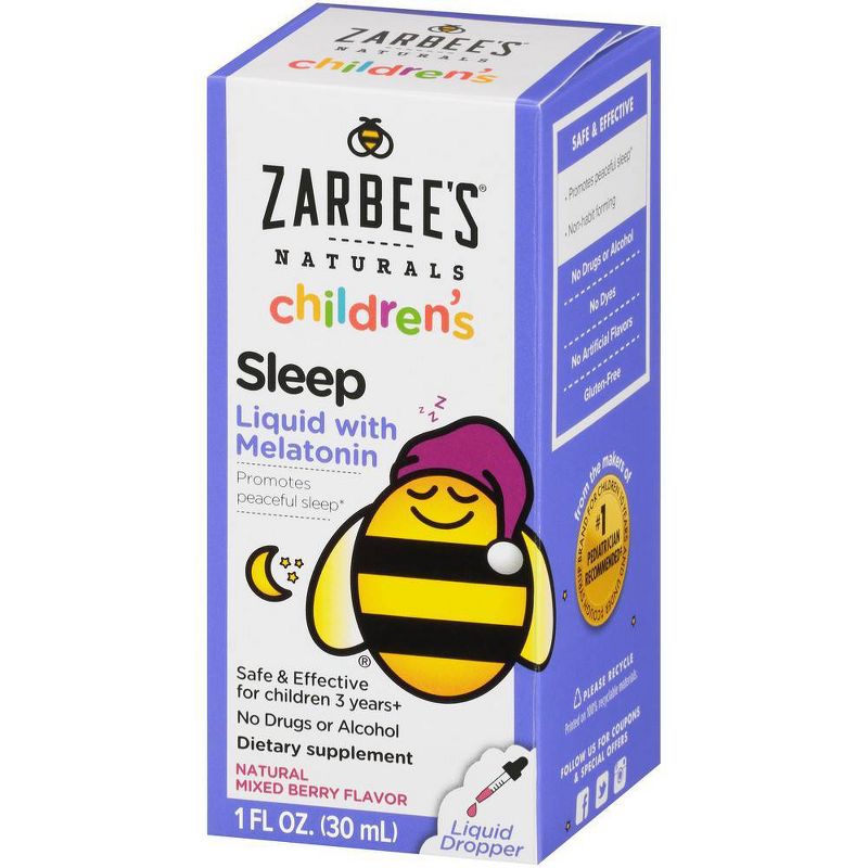 Zarbee's Naturals Children's Sleep Liquid with Melatonin - 1 fl oz