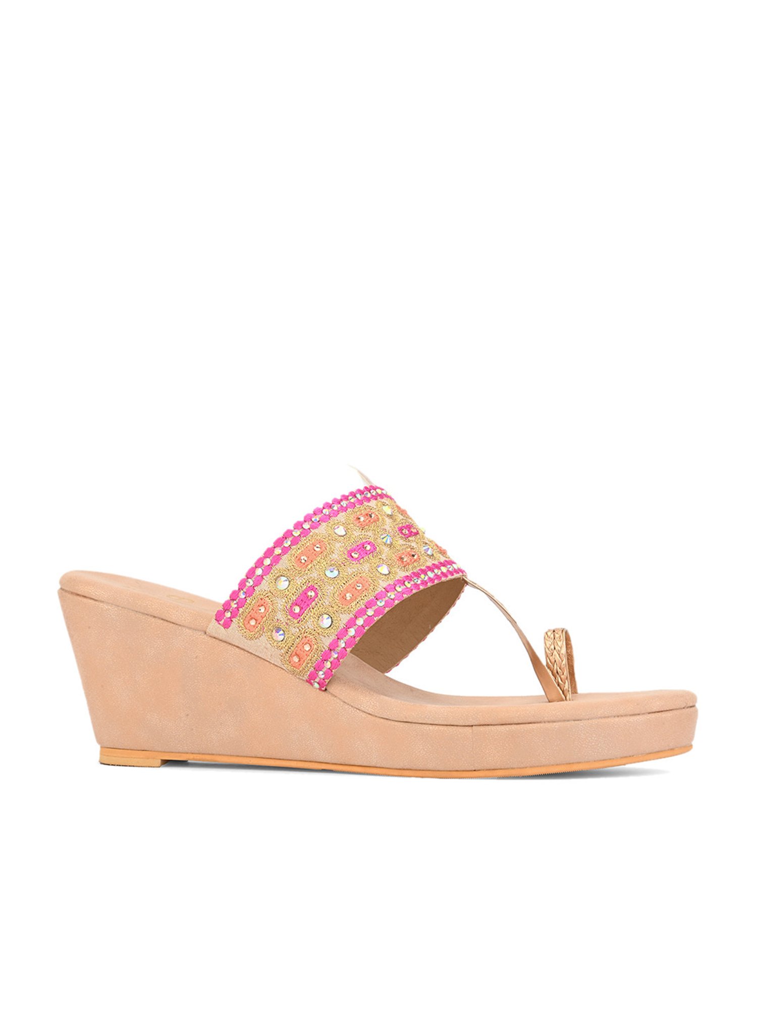 Pelle Albero Women's Sultan Toe Ring Wedges