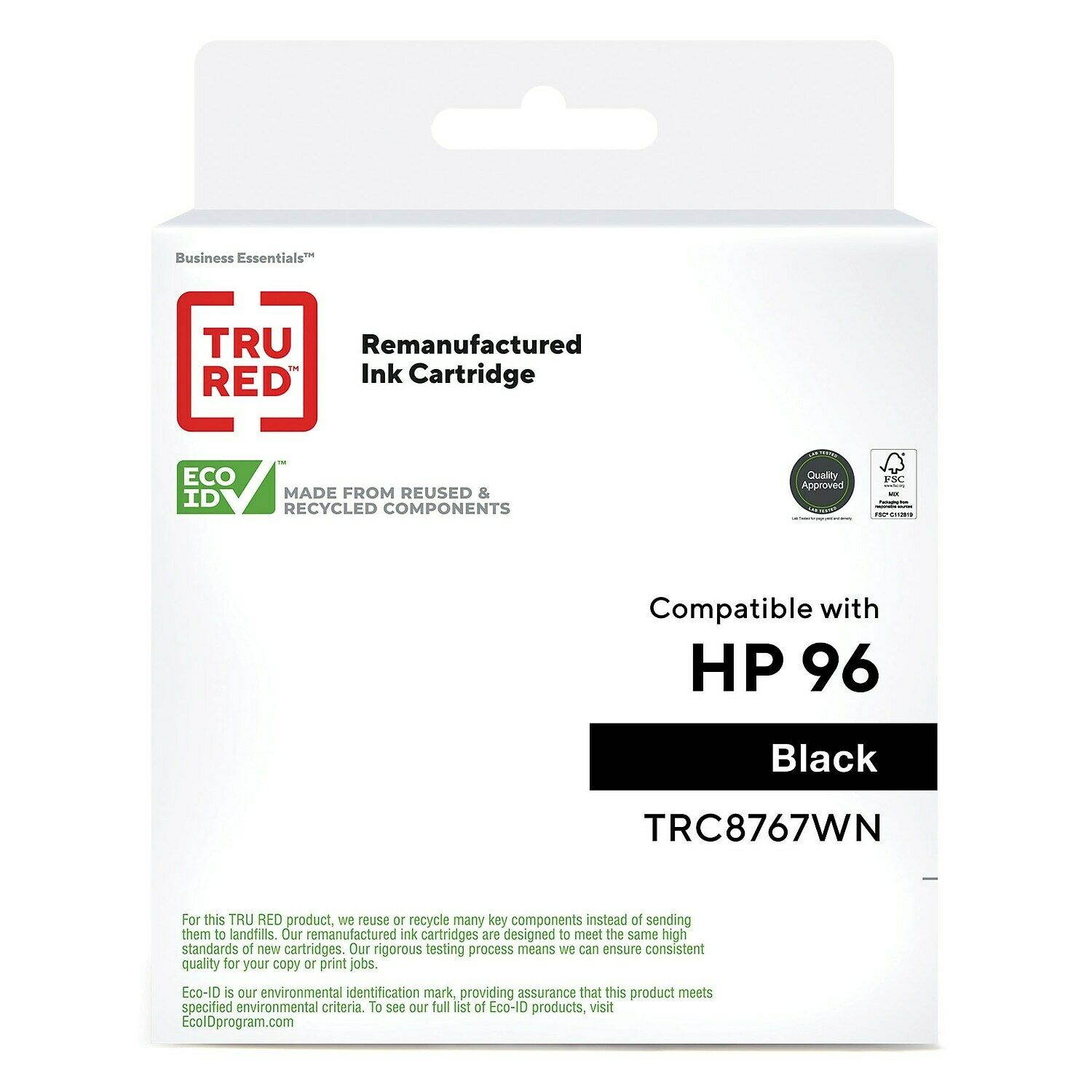 TRU RED Ink Cartridge for HP 96 (Black) TRC8767WN