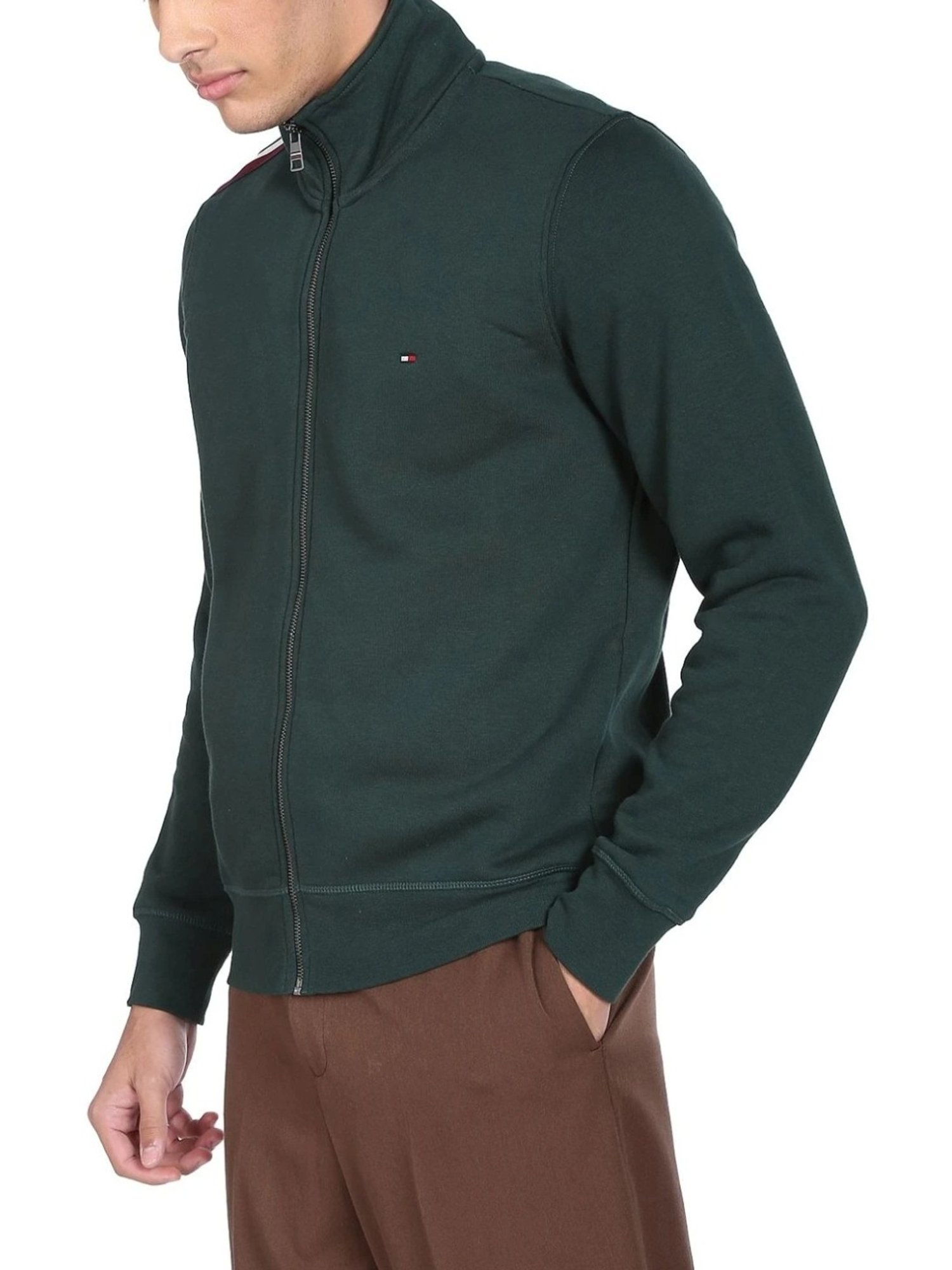 Tommy Hilfiger Green Regular Fit Sweater