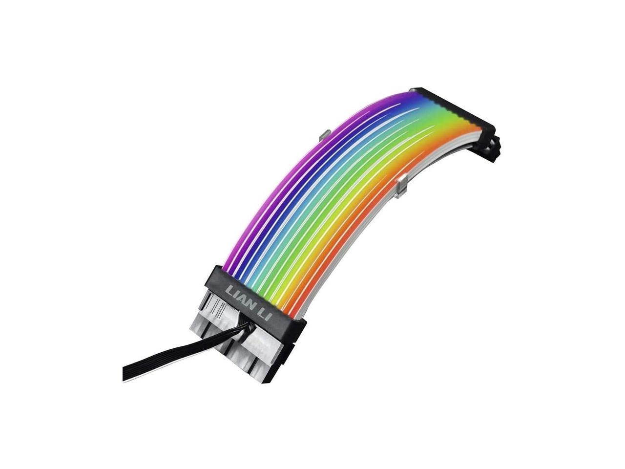 Lian-Li STRIMER PLUS 24 PIN 7.87 in. (20 cm) Addressable RGB Power Extension Cable