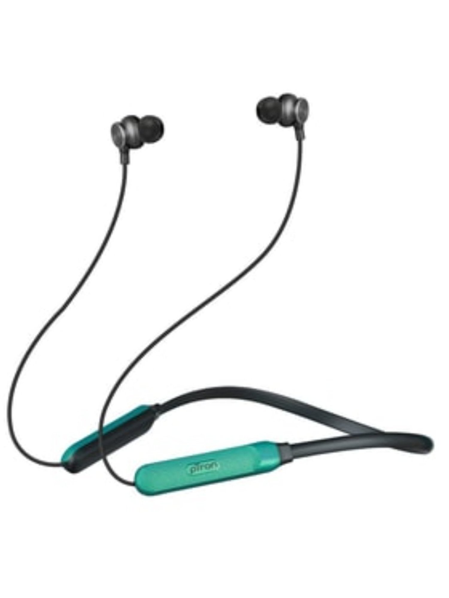 PTron Tangent Duo Bluetooth 5.2 Wireless in-Ear Earbuds with Mic, 24 Hours Playback (Black & Green)