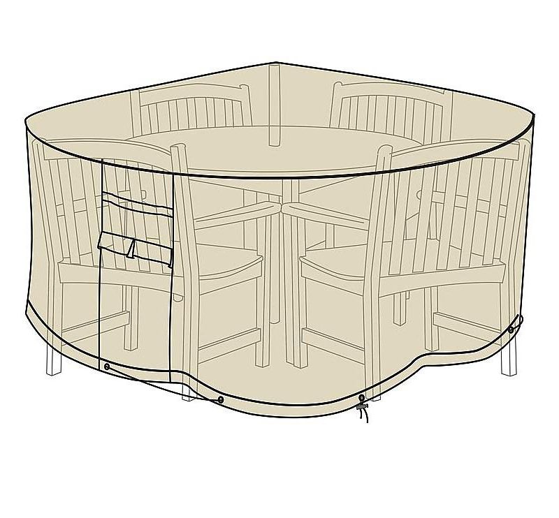 Burbank 4 Pc Outdoor Set Cover - Gray - Safavieh