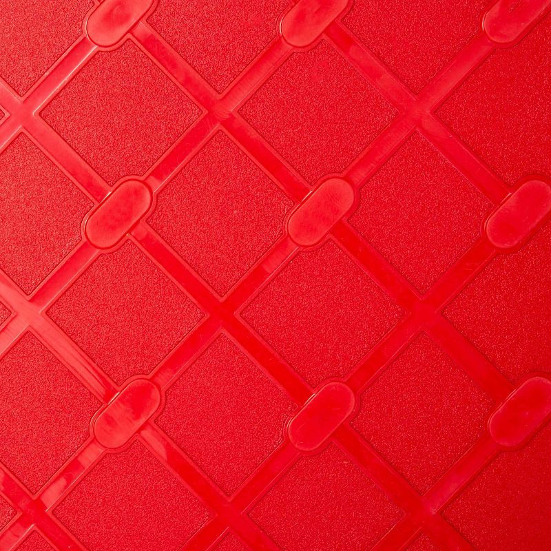 12"x18" Gripper Poly Cutting Board Red - Made By Design™