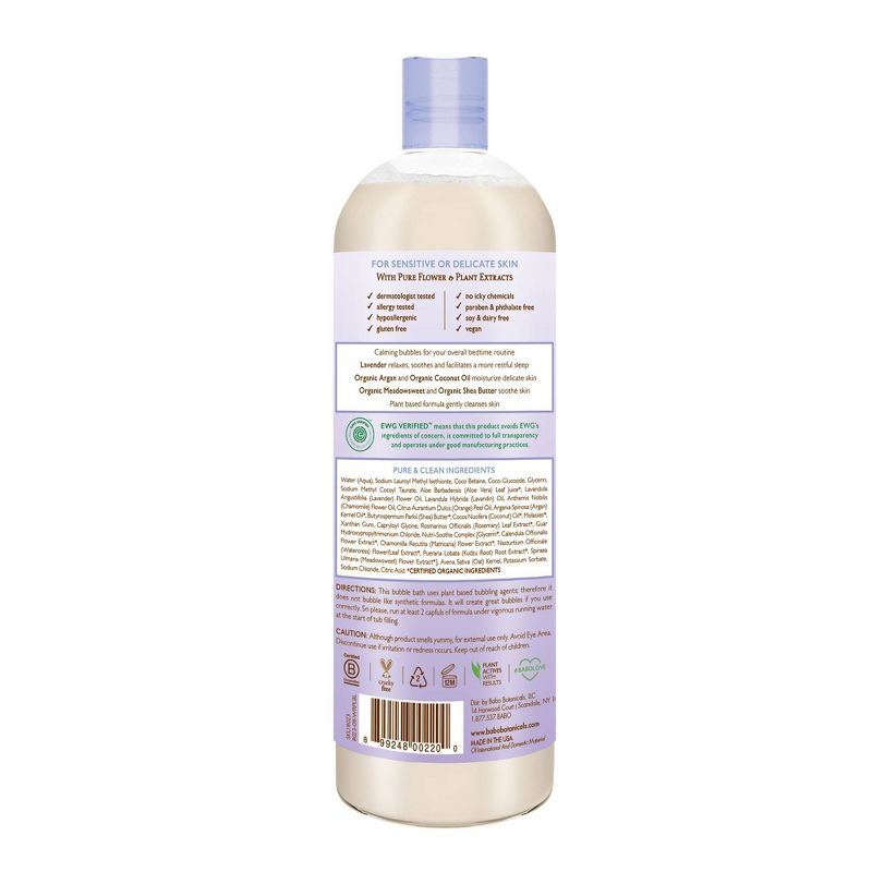 Babo Botanicals Calming Lavender Baby Bubble Bath & Wash - 15 fl oz