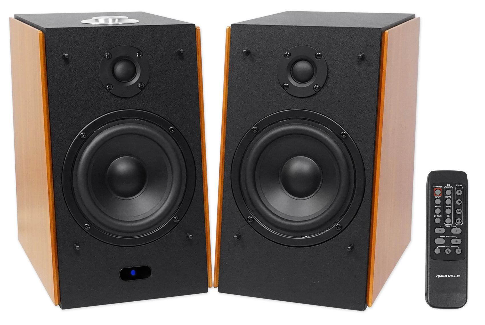 Rockville HD5 150 Watt Home Theater System Bookshelf Speakers/Bluetooth/USB/AUX