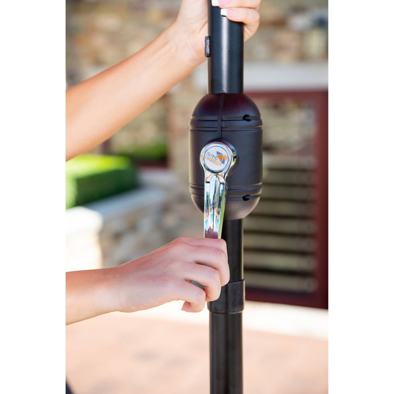 Costway 6.5FT Patio Beach Umbrella Sun Shade Tilt Carry Bag