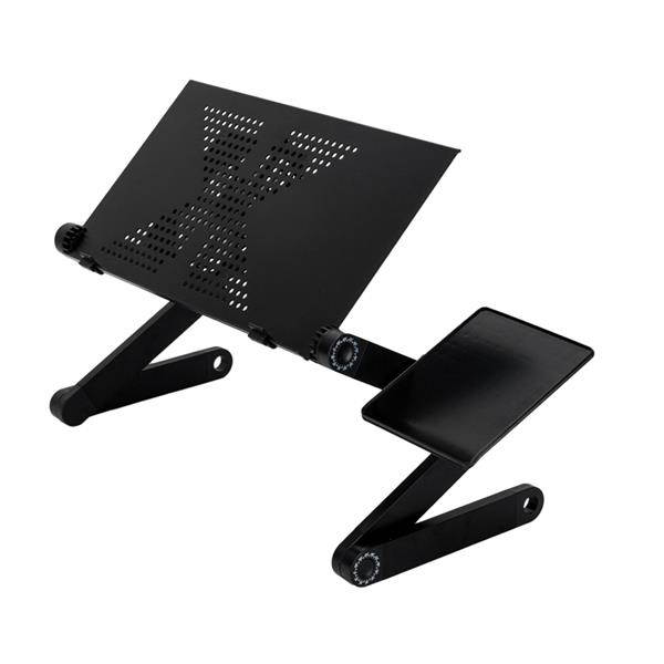 Gaming Desk 47.2" W x 23.6" D Office Computer Table, Black Gamer Workstation with 2 Cable Management Holes