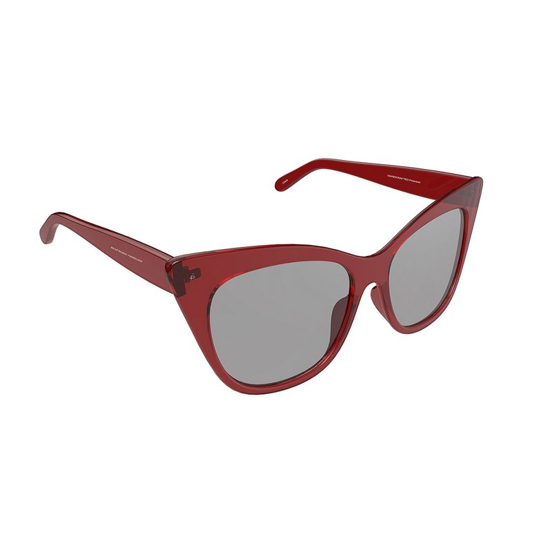Priv&eacute; Revaux The Mister  Womens Cat-Eye Polarized Sunglasses Merlot Red 57mm