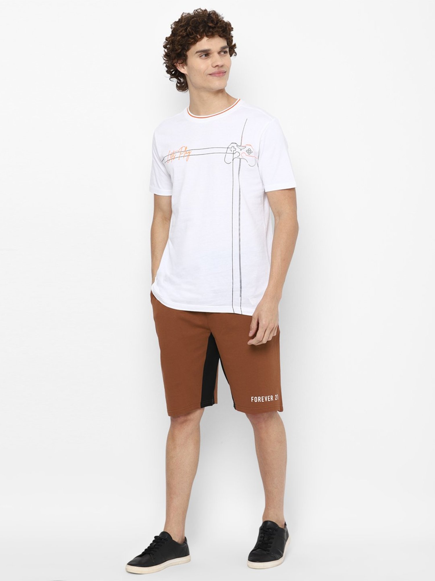 Forever 21 Brown  Regular Fit Shorts