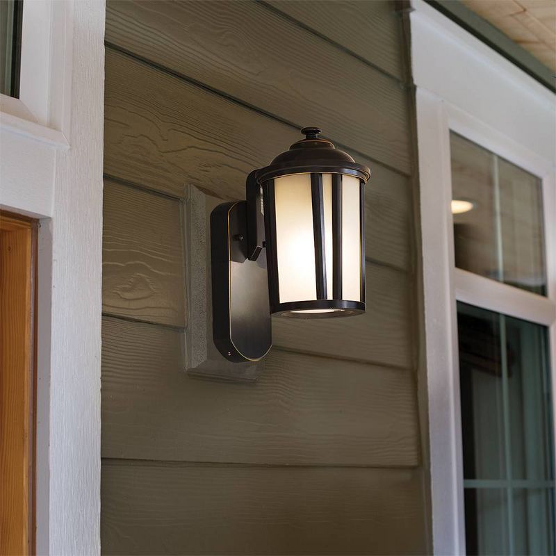 Outdoor LED Wall/Pillar Light Yellow/White - Techko Maid