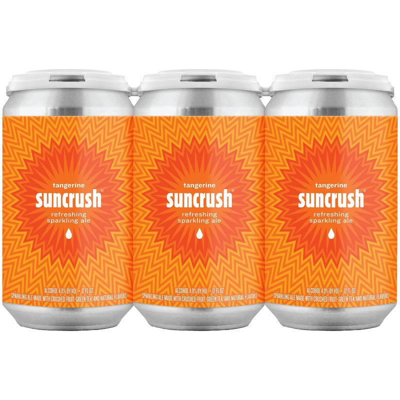 Suncrush Tangerine Sparkling Ale Beer - 6pk/12 fl oz Cans