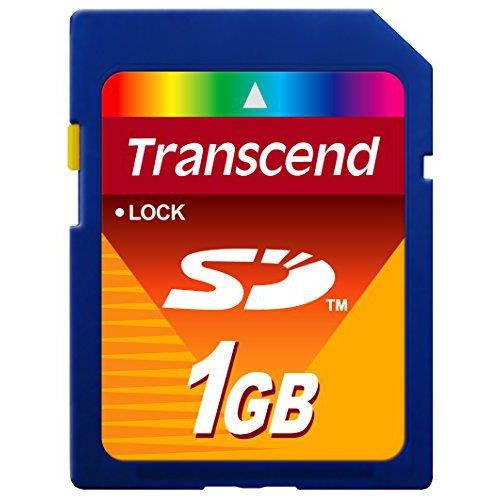 Transcend 1 GB SD Flash Memory Card TS1GSDC