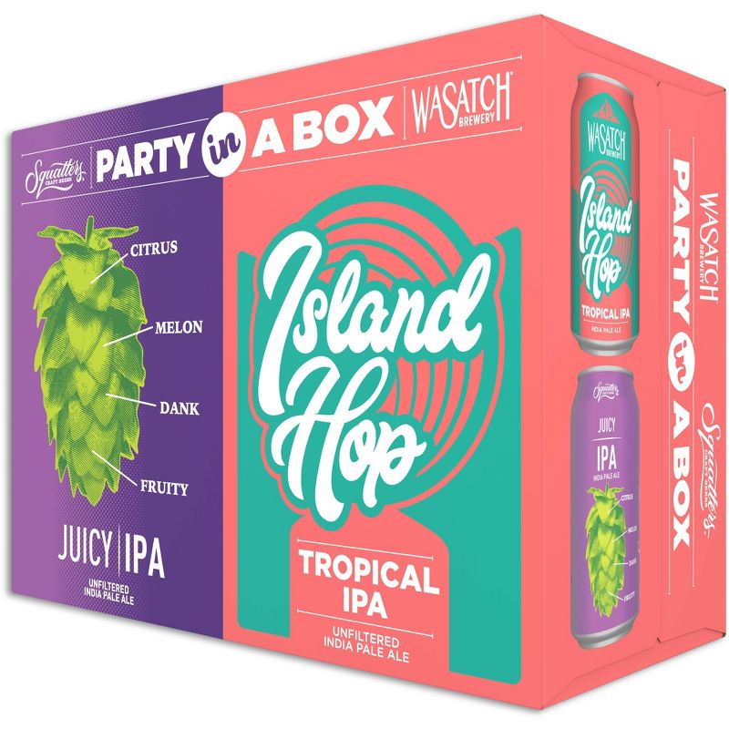 Wasatch Brewing Party in a Box Variety Pack - 12pk/12 fl oz Cans