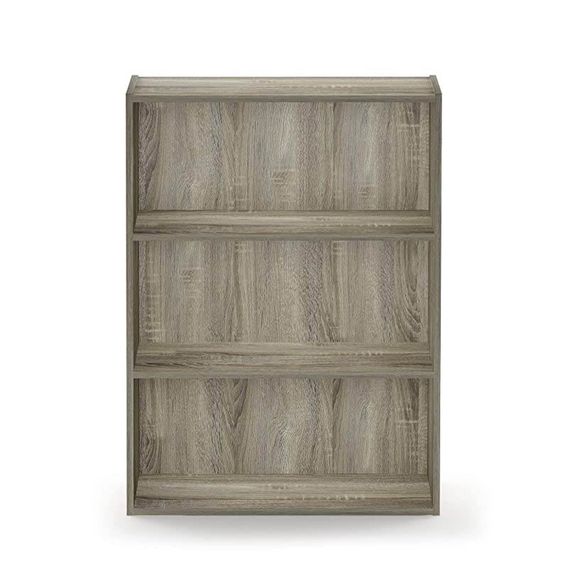 Pasir 3 Tier Open Shelf, Sonoma Oak