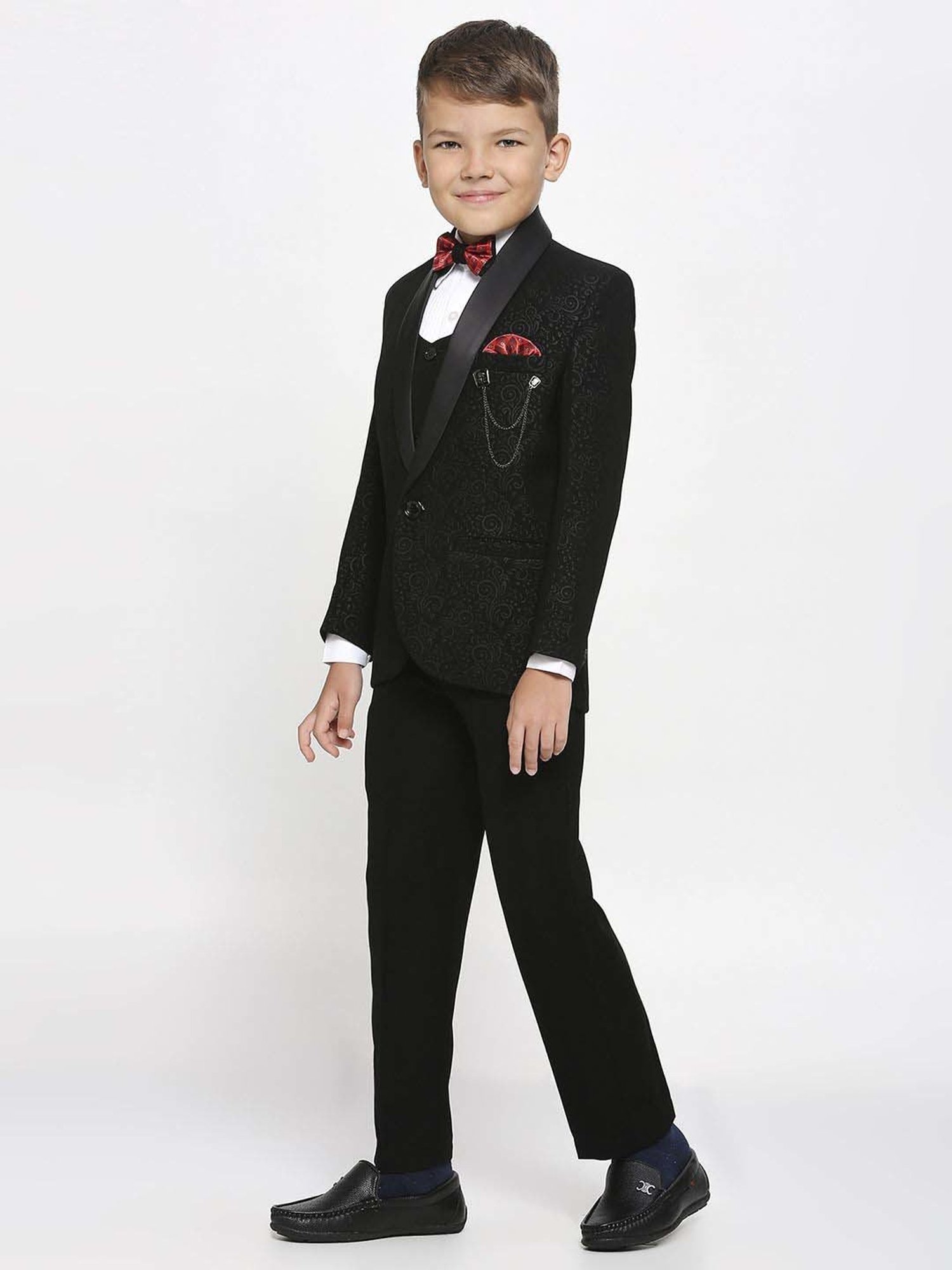 Blue Giraffe Kids Black & Pink Regular Fit Shirt Set