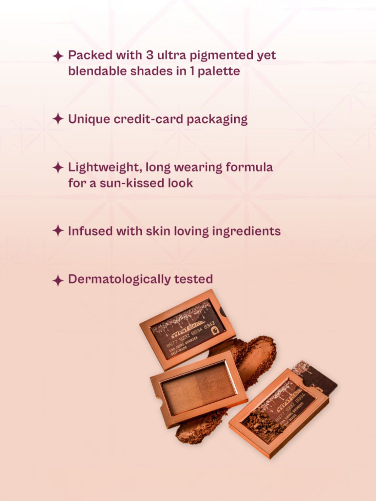 BH Cosmetics Los Angeles Full Heat Matte Bronzer Caramel Cabo - 6.5 gm