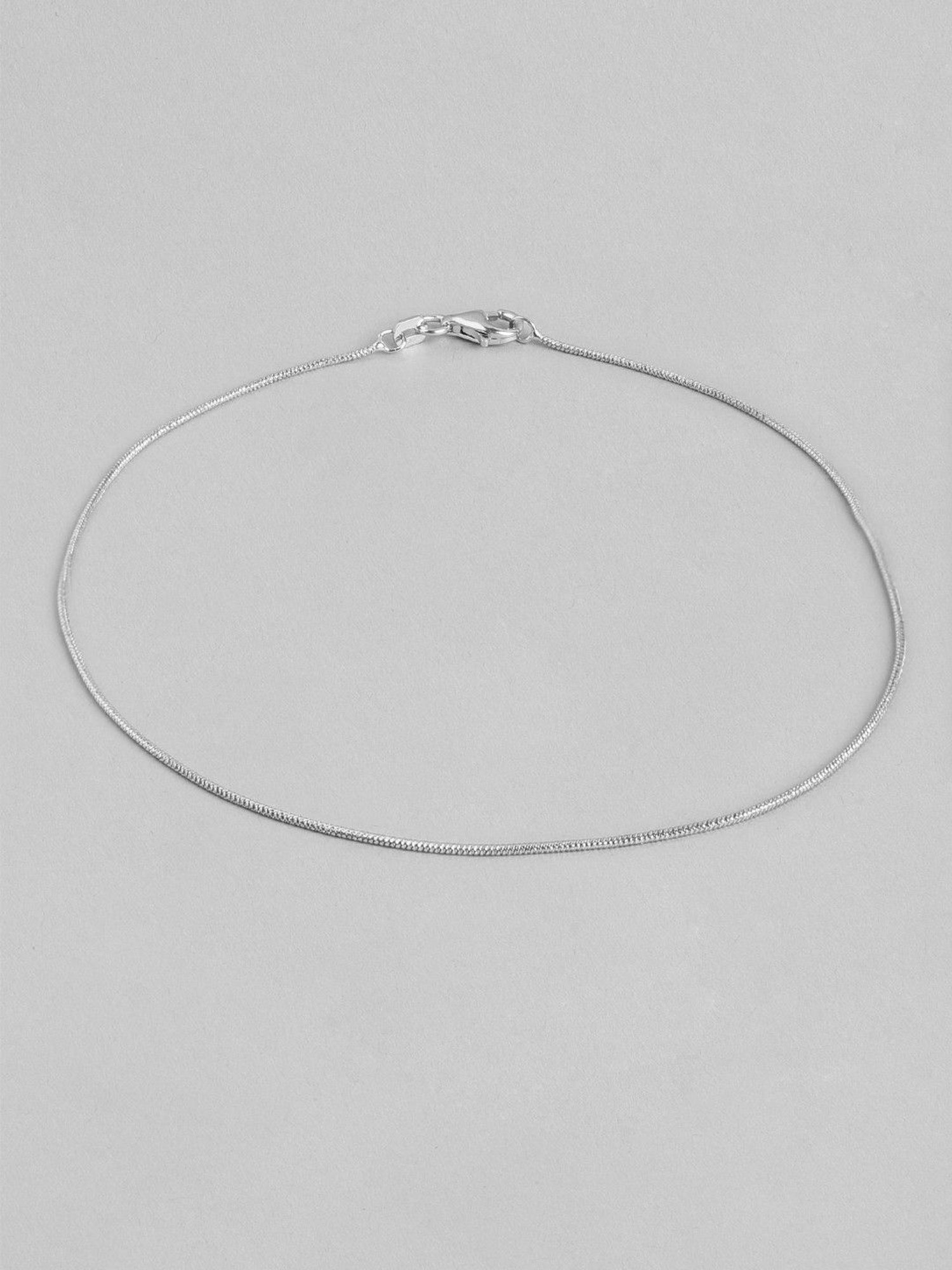 Zavya 92.5 Sterling Silver Anklet for Women