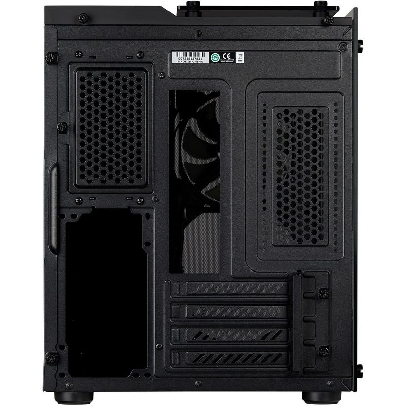 Corsair Crystal 280X Computer Case - Black - Tempered Glass - 2 x 4.72" x Fan(s) Installed - Micro ATX Motherboard Supported - 6 x Fan(s) Supported
