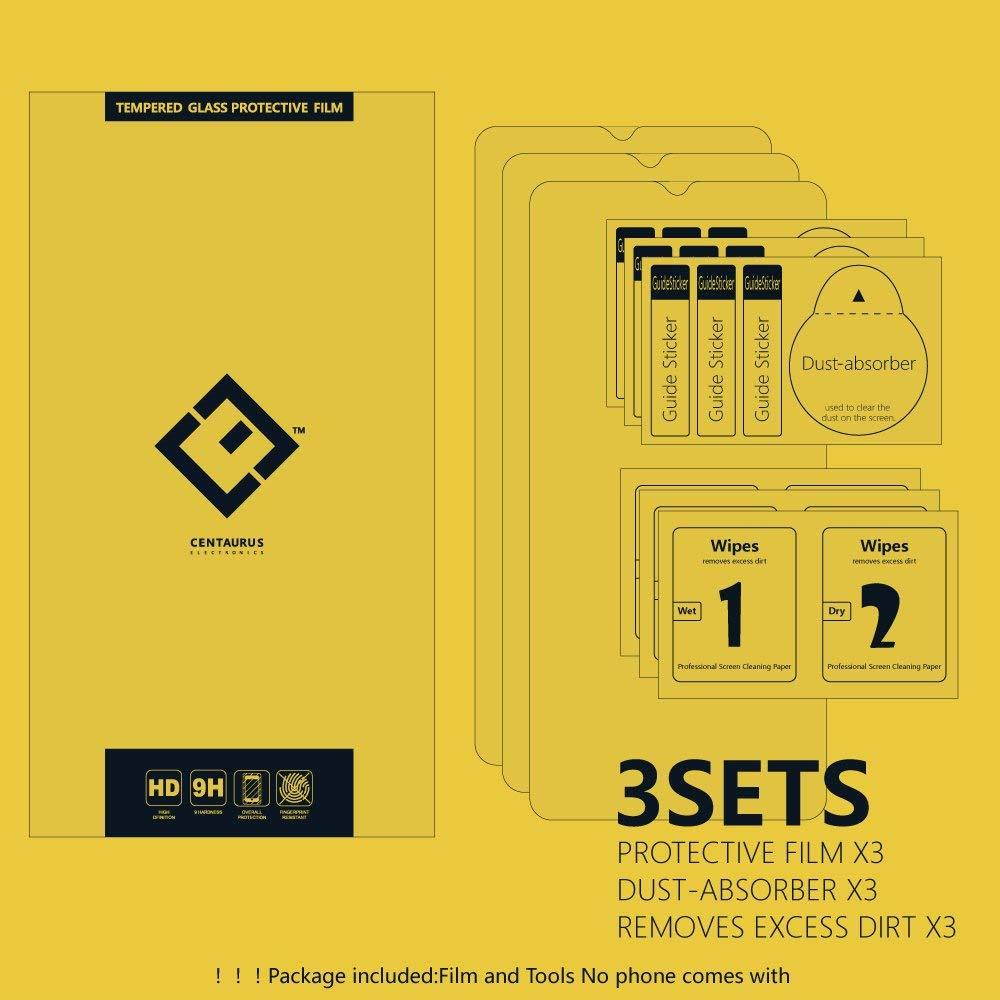 CENTAURUS Replacement for Galaxy Tab S5e Screen Protector-(3 Pack) Ultra-Thin Anti-Scratch HD Clear Tempered Glass Protective Film Compatible Samsung Galaxy Tab S5e SM-T720 (Wi-Fi) SM-T725 (LTE) 10.5"