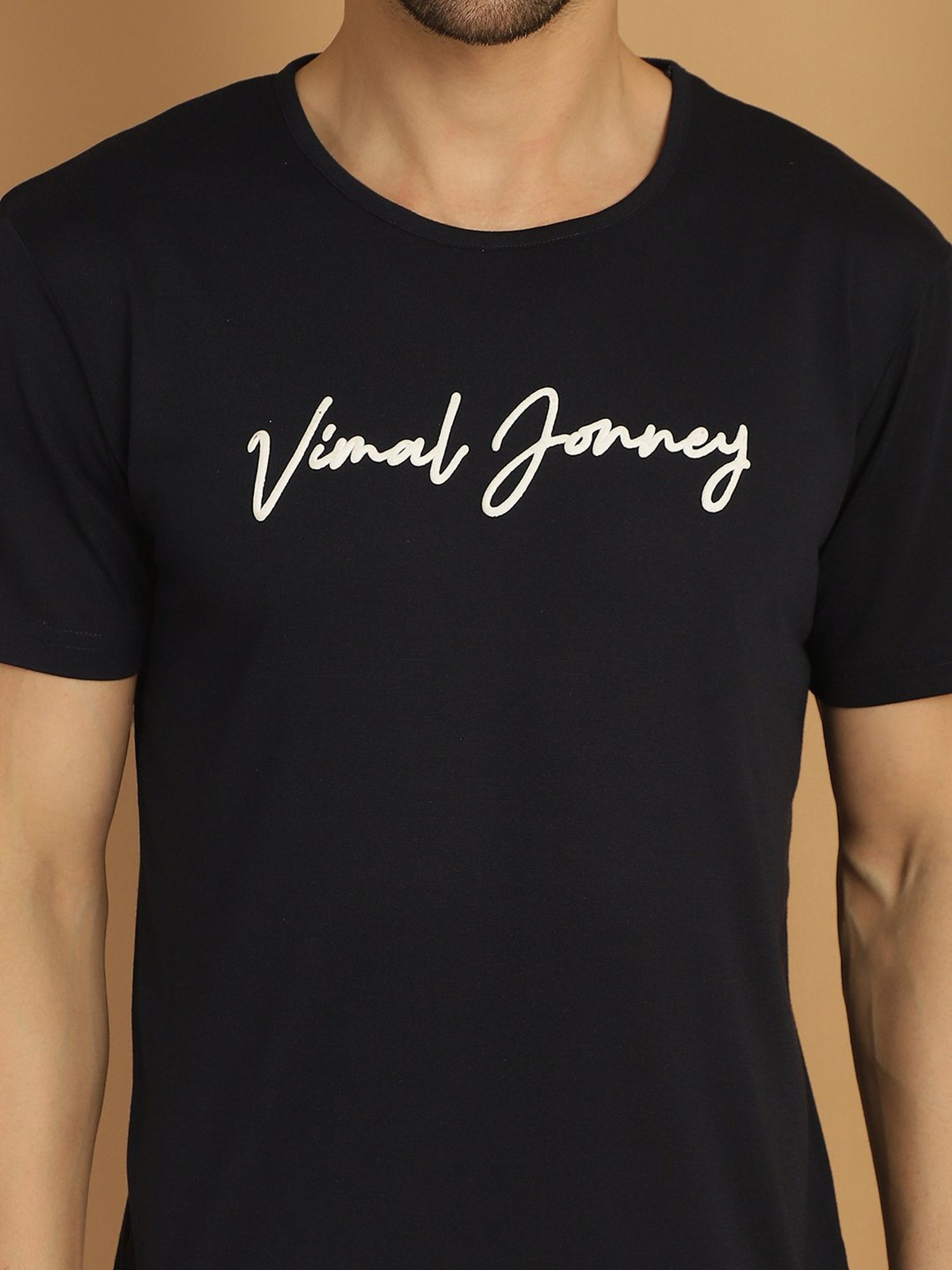 Vimal Jonney Multicolor Regular Fit Printed Crew T-Shirt - Pack of 3