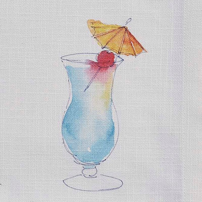 Split P Tropical Drink Napkin Set - Blue Hawaiian