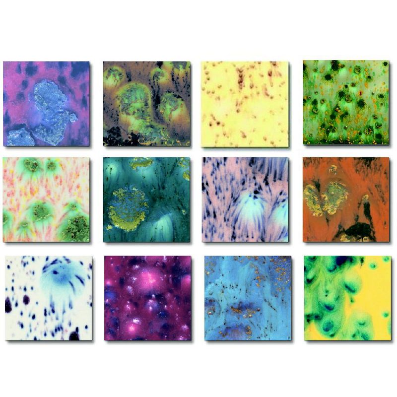 Sax True Flow Crystal Magic Glazes, Assorted Colors, set of 12 Pints