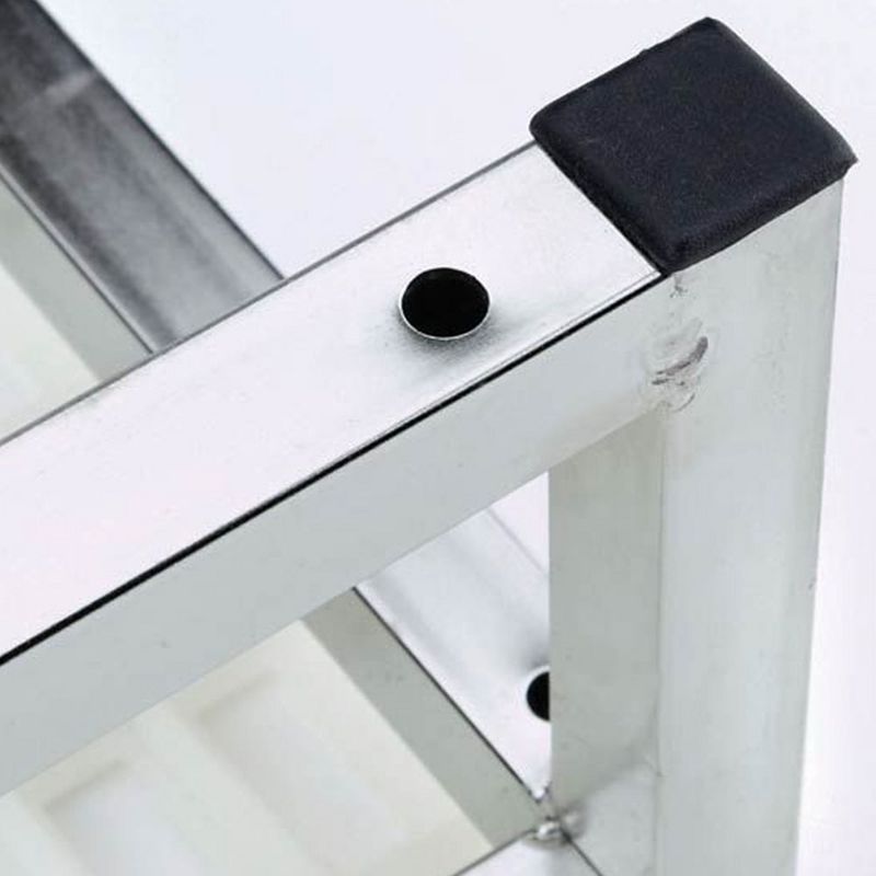 Master Equipment TP88944 Professional Grade Raised Bath and Grooming Tub Rack for Pets with Sturdy Metal Base Non Slip Rubber Plastic Grate, White