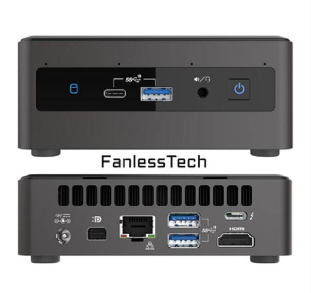 Intel NUC11PAHi5 Mini PC,11th Gen Intel Core i5-1135G7, DDR4 RAM, SSD,Wifi6,Bluetooth 5.0,2*Thunderbolt,HDMI,Dual Monitor Capable,Support 4 screens and 8K,Windows 10