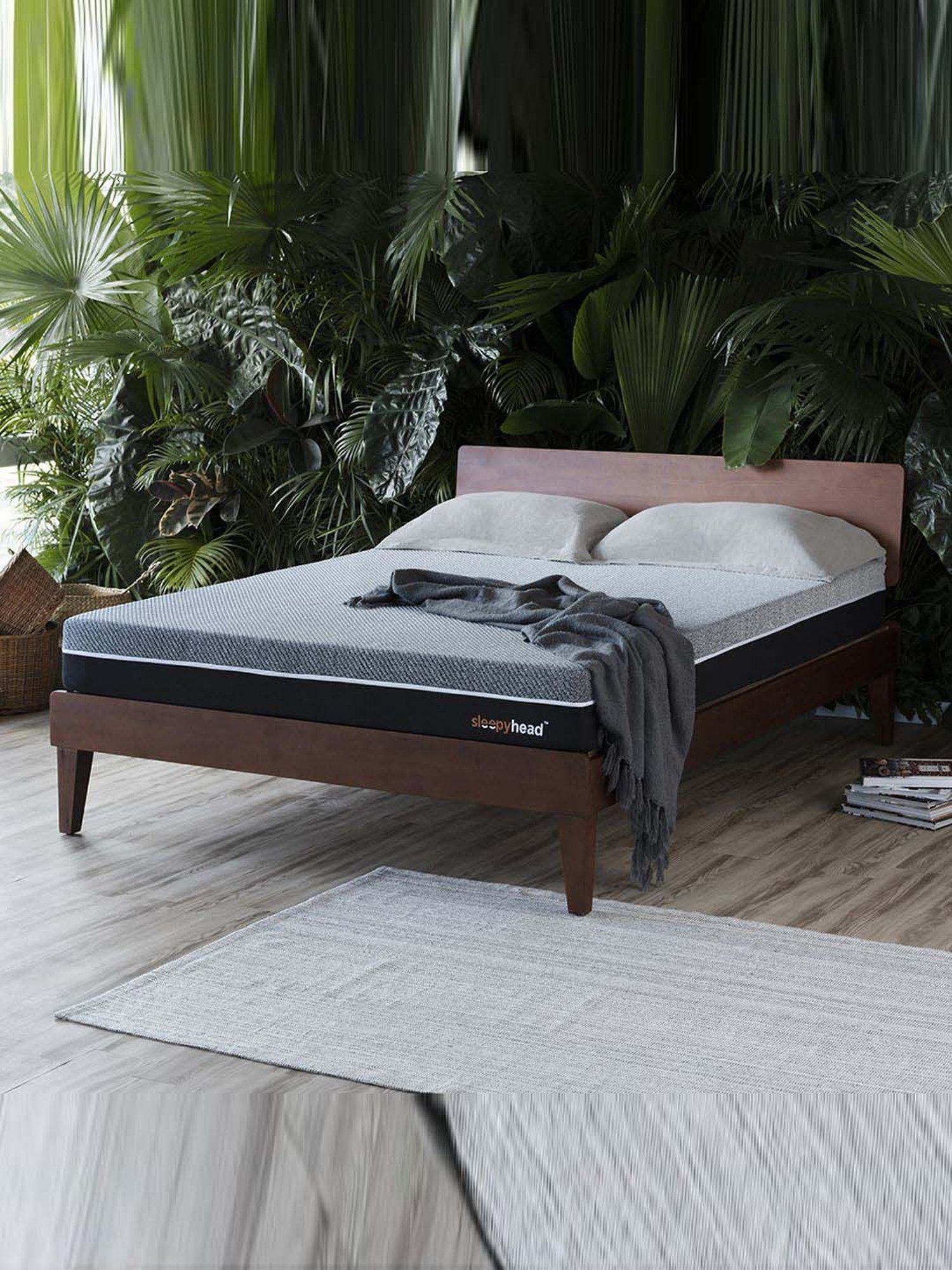 Sleepyhead Laxe Grey Foam 100% Natural Pincore Latex Mattress