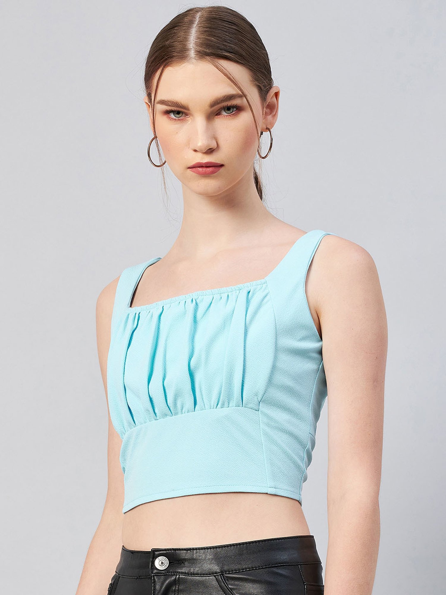 Rare Blue Crop Top